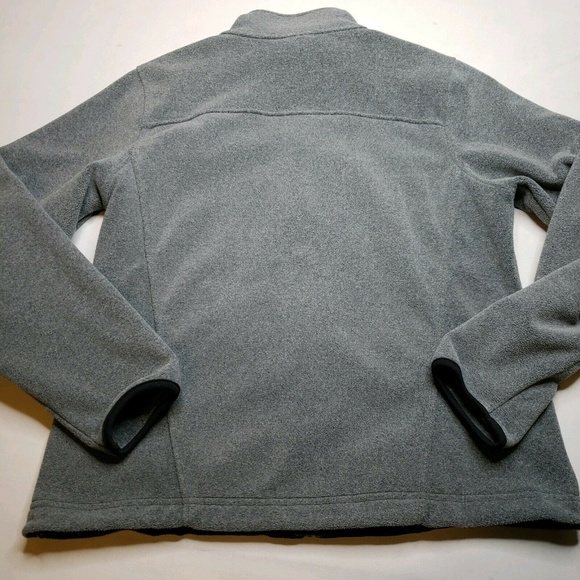 L.L. Bean Polartec Womens Gray Zip Up Fleece - Picture 4 of 8